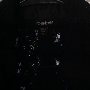 Bebe lace trench coat